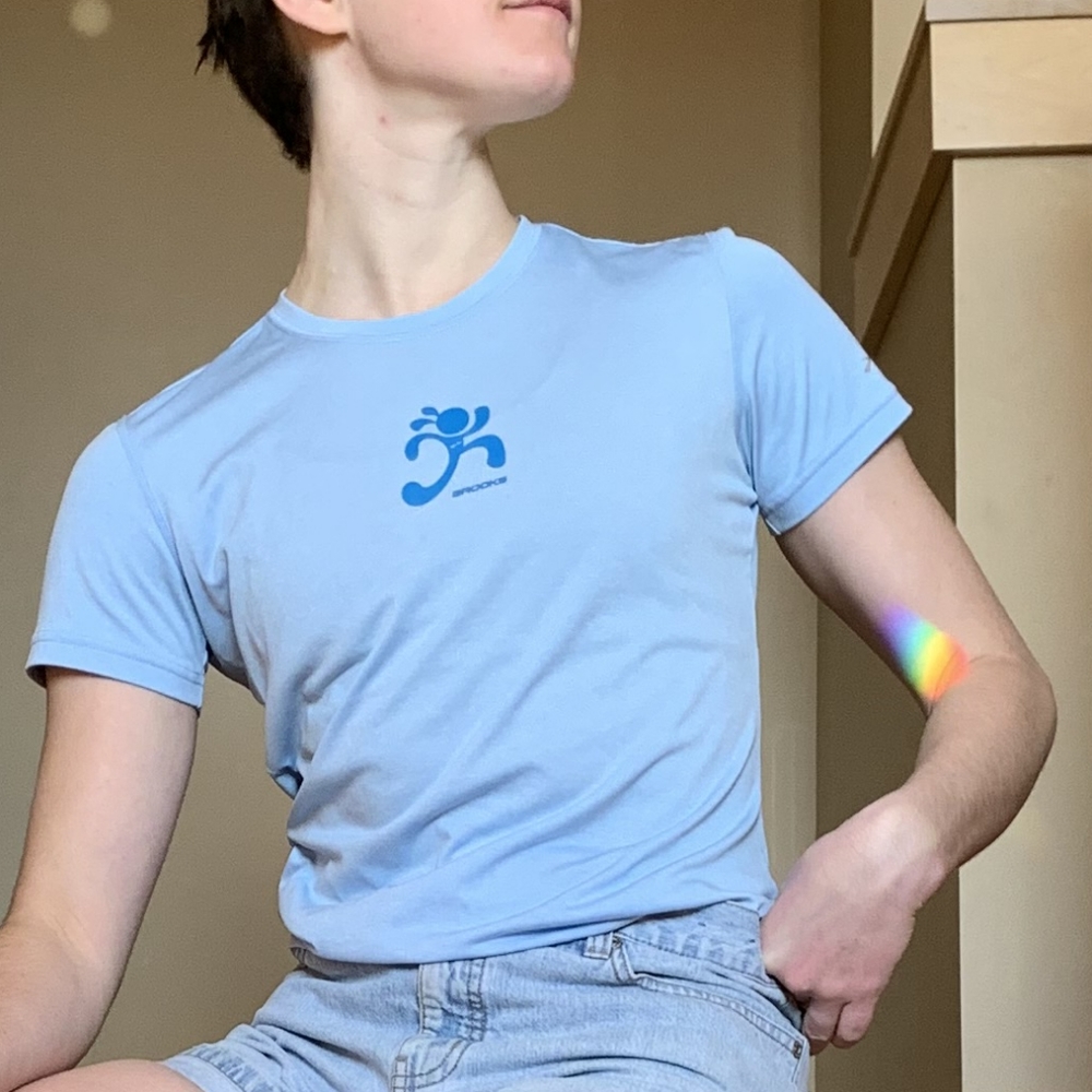 Brooks Blue T Shirt